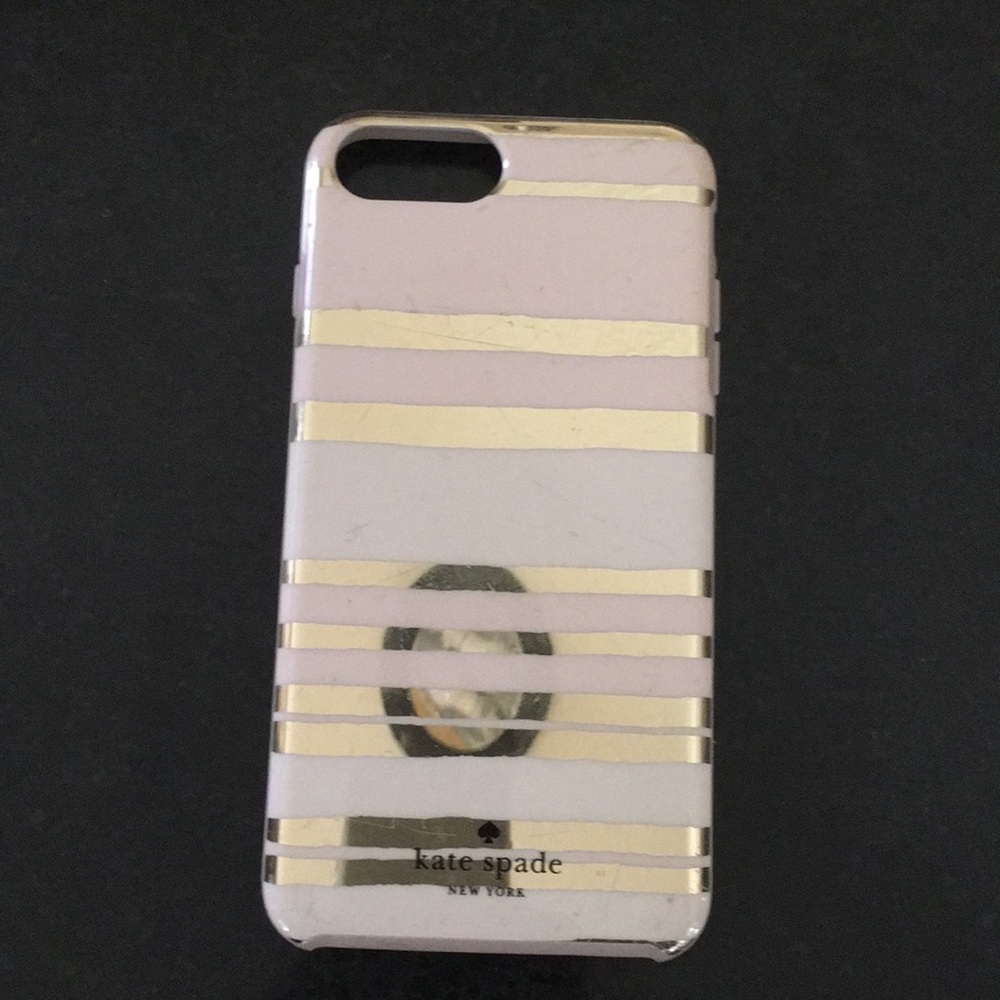 Kate spade hard silicone phone case iPhone 7+/8+